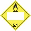 Accuform BLANK DOT PLACARD HAZARD CLASS 5 MPL4DG5AFV1 MPL4DG5AFV1